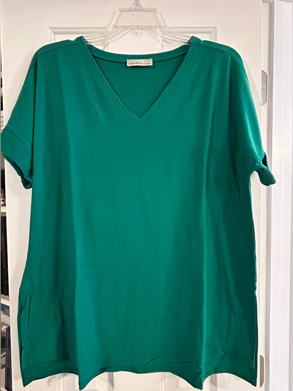 Zenana Microfiber Loungewear Set | Top & Leggings 2-Piece / FOREST / XL - Picture 1 of 8